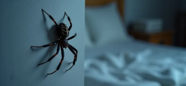 Araignée dans la chambre la nuit : astuces et conseils pour réagir efficacement
